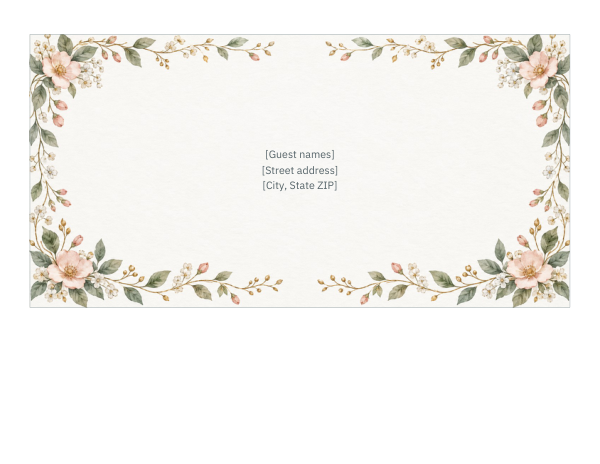 Preview of Printable Envelope Template